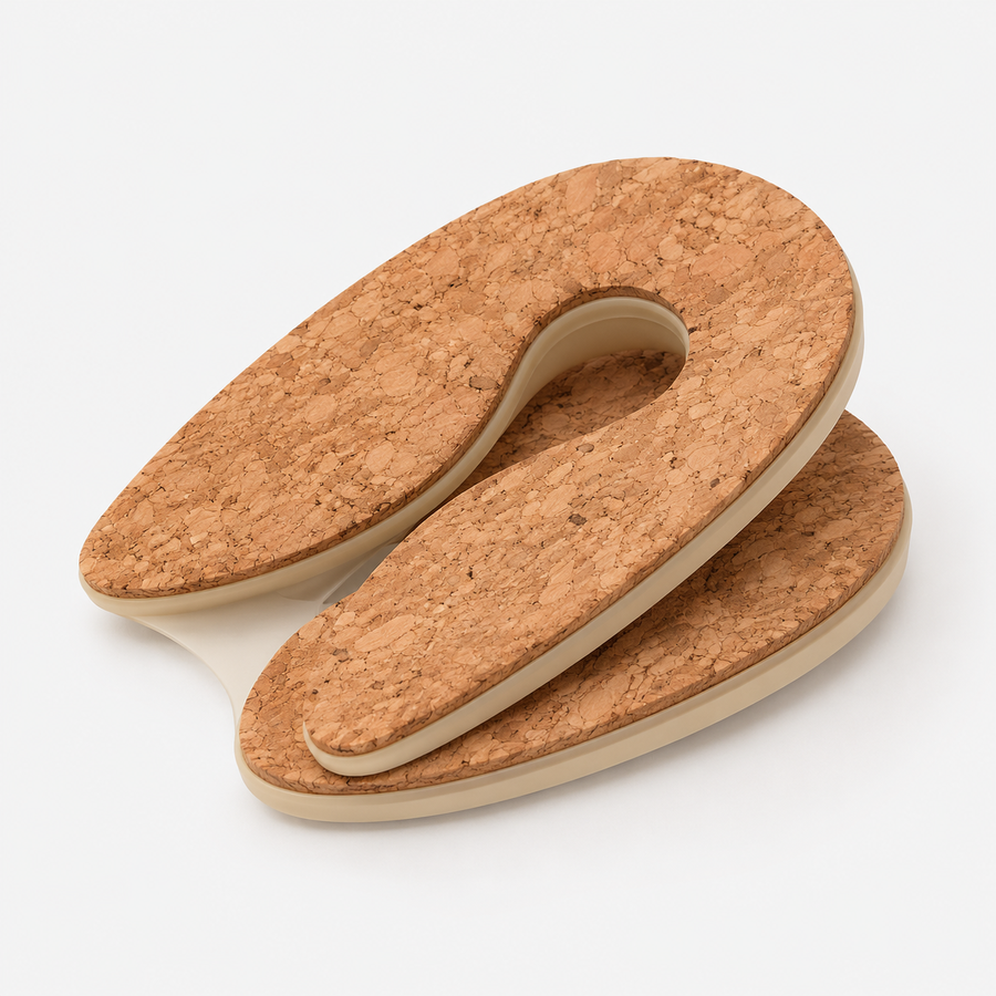 PlantarExperts U-Shaped Heel Cushion Pads — Pair